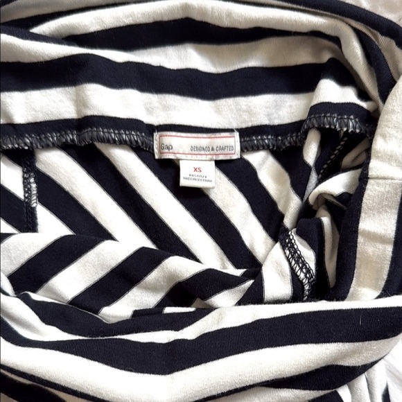 GAP White and Navy Striped Maxi Skirt - Picture 3 of 3